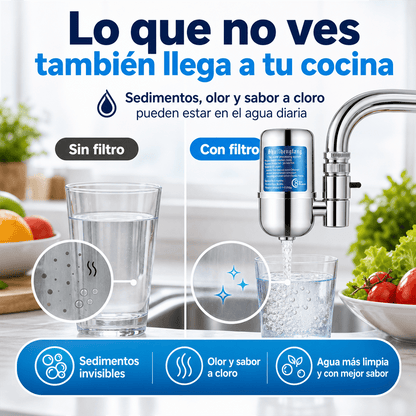 Filtro de Agua para Grifo AquaSmart® | Agua Pura al Instante