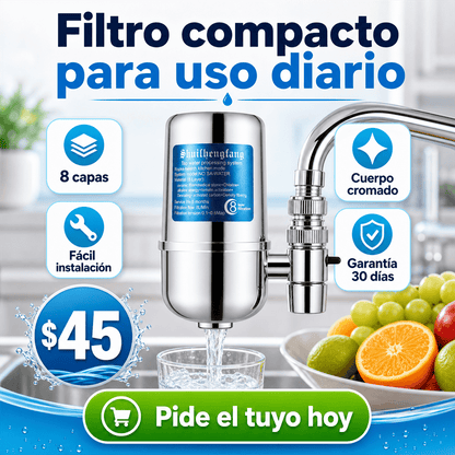 Filtro de Agua para Grifo AquaSmart® | Agua Pura al Instante